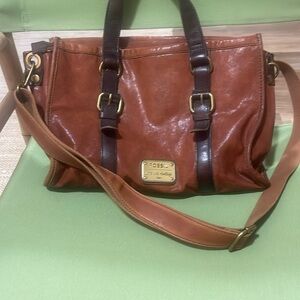 COPY - Fossil whiskey Brown Leather Long Live Vintage 1954 Cross Body Cargo Bag…